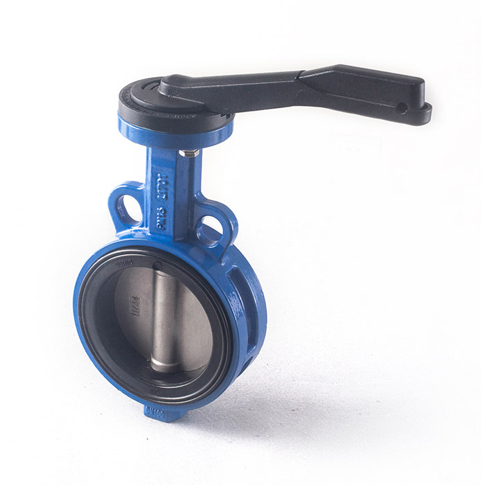 D71X-16+Wafer type center line cast iron butterfly valve